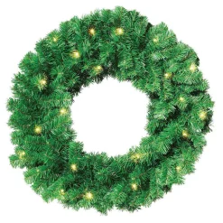 Couronne De Sapin Basic à LED, Ø 60 Cm, En Relief-DecoWoerner Clearance
