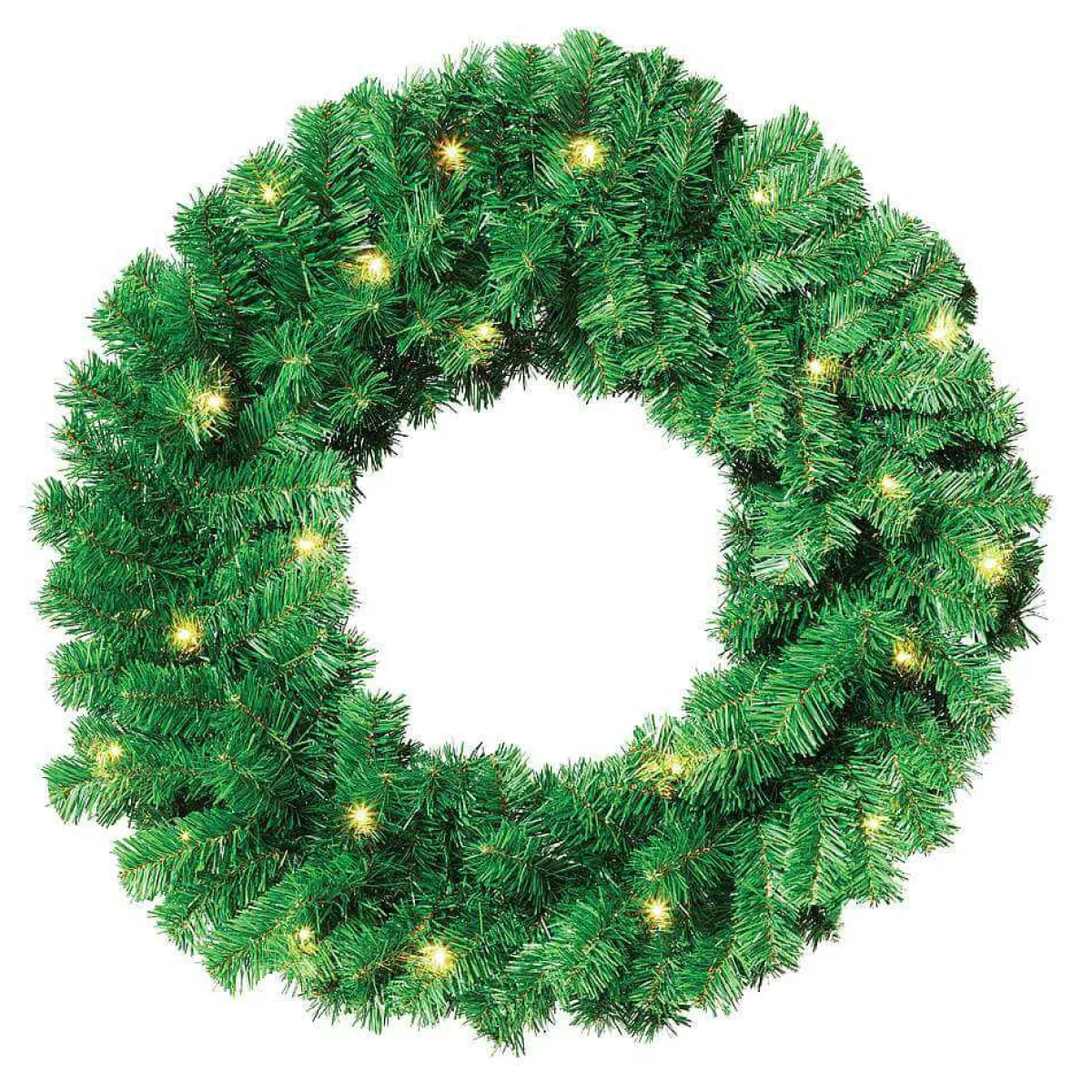 Couronne De Sapin Basic à LED, Ø 60 Cm, En Relief-DecoWoerner Clearance