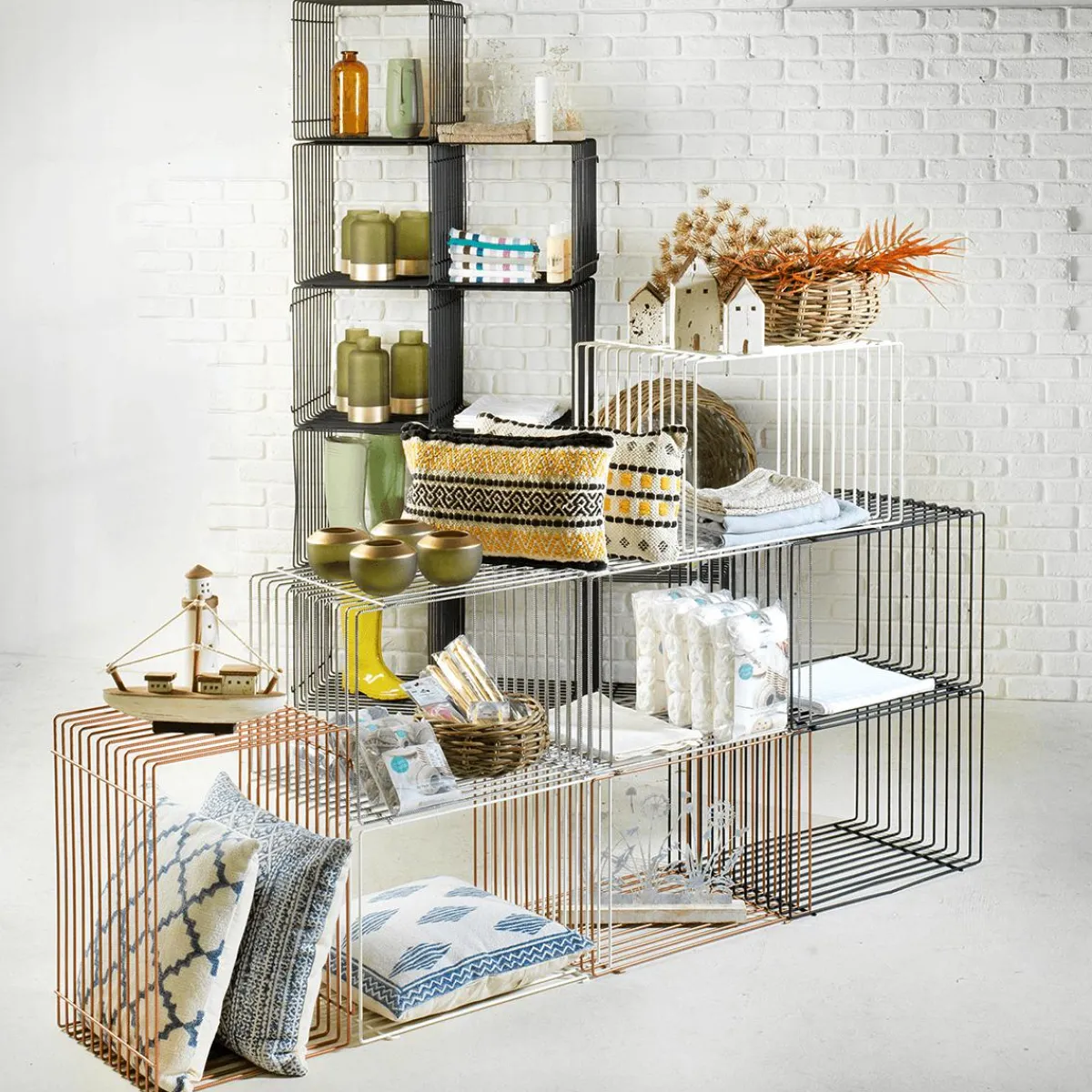 Cube En Treillis 40 X 40 Cm-DecoWoerner Sale