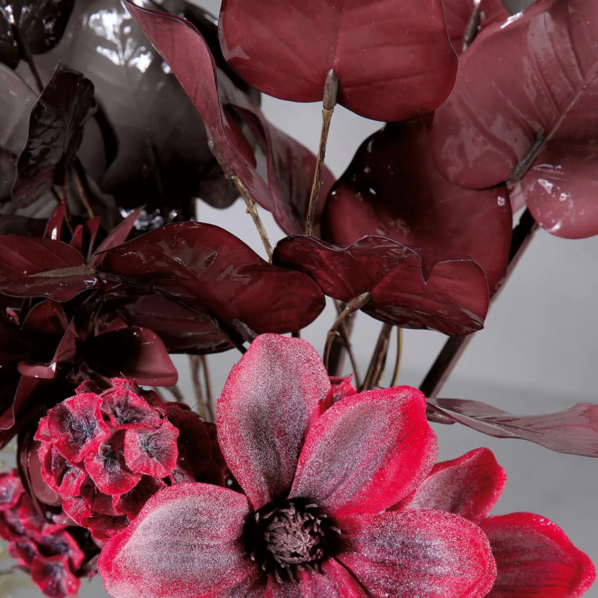 Dahlia Artificiel 56 Cm Bourgogne-DecoWoerner Discount