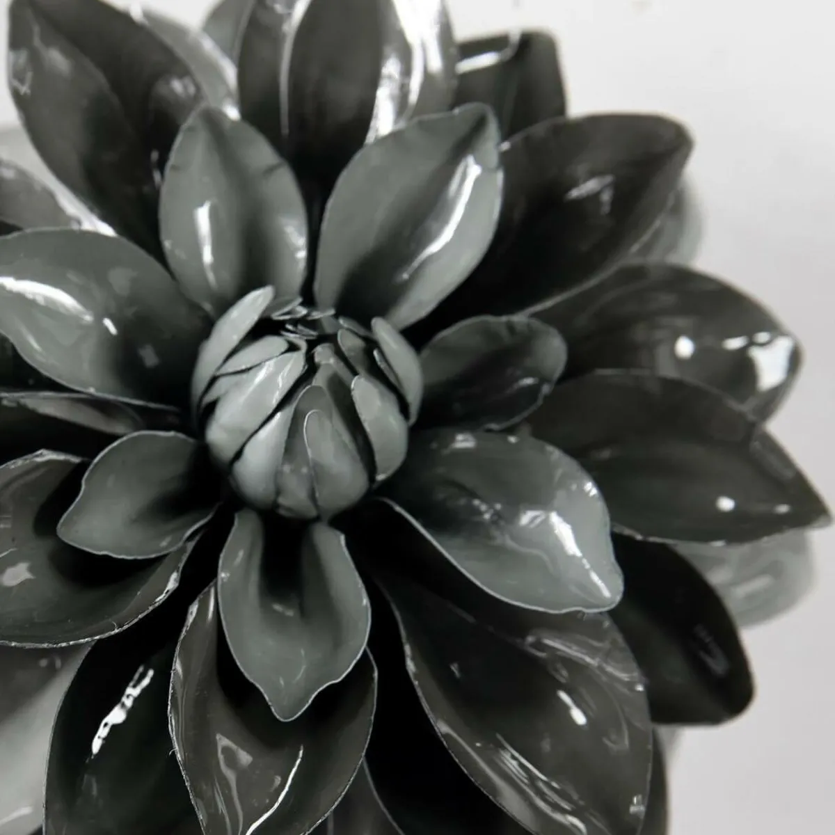 Dahlia Artificiel 56 Cm Gris-DecoWoerner Best
