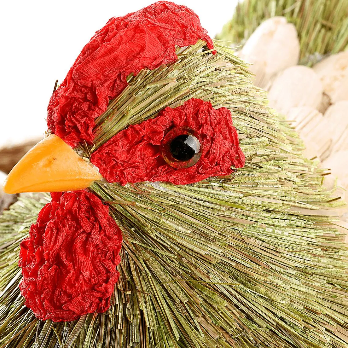Déco Poule Sur Son Nid 23 Cm Ø, 16 Cm De Haut-DecoWoerner Clearance