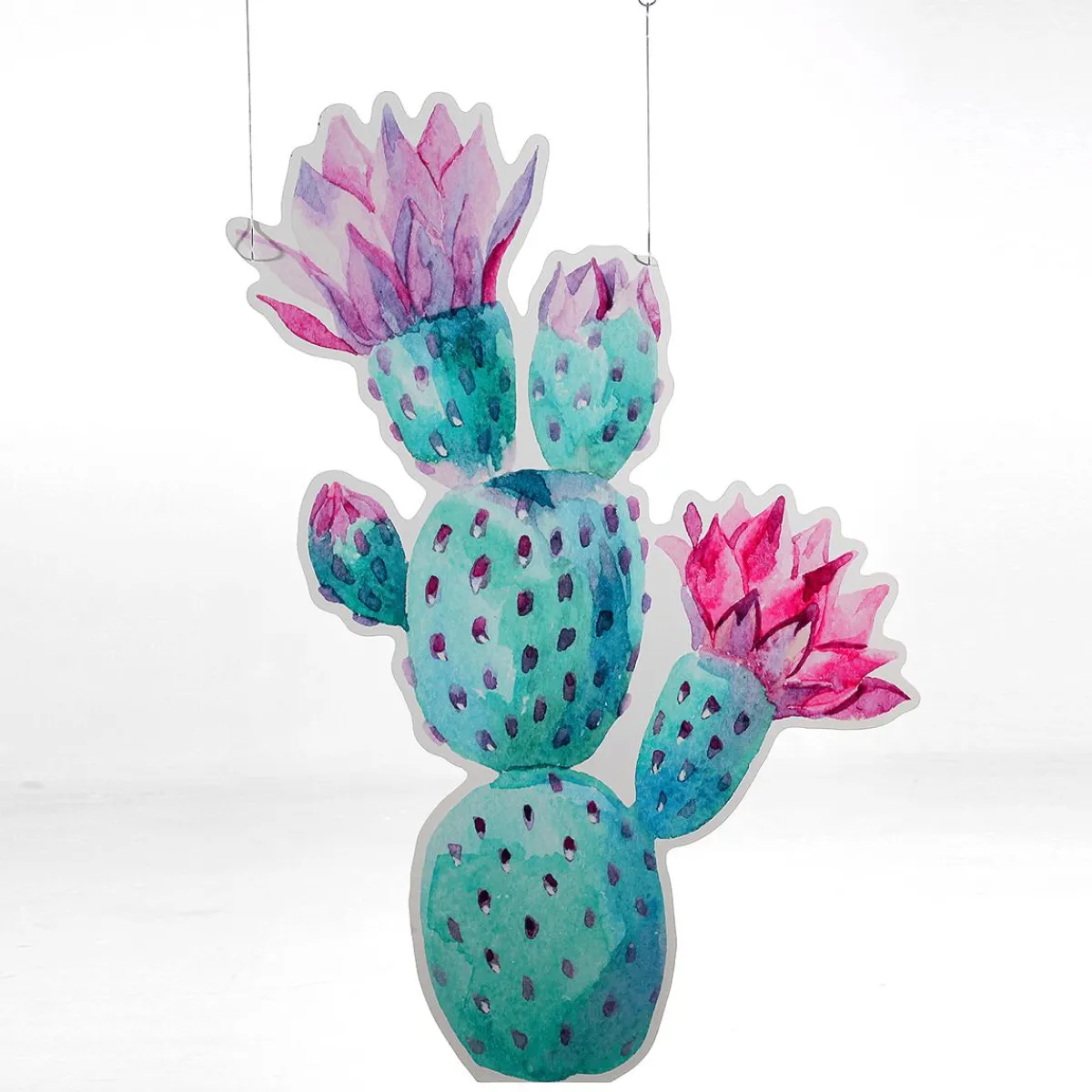 Décor à Suspendre "Cactus" Haut. 100 Cm-DecoWoerner Clearance
