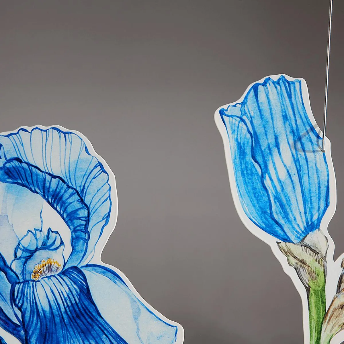 Décor à Suspendre "Iris" Haut. 110 Cm-DecoWoerner Clearance