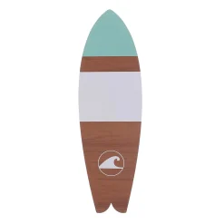 Décor En Bois "Planche De Surf" 130 X 40 Cm-DecoWoerner New