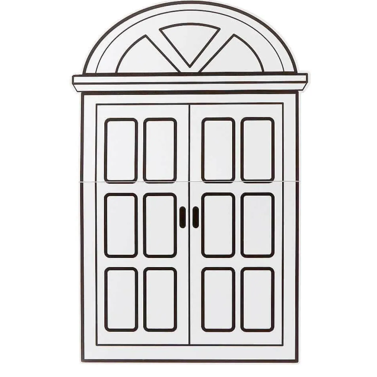 Décor Fenêtre 95 X 62 Cm-DecoWoerner Discount