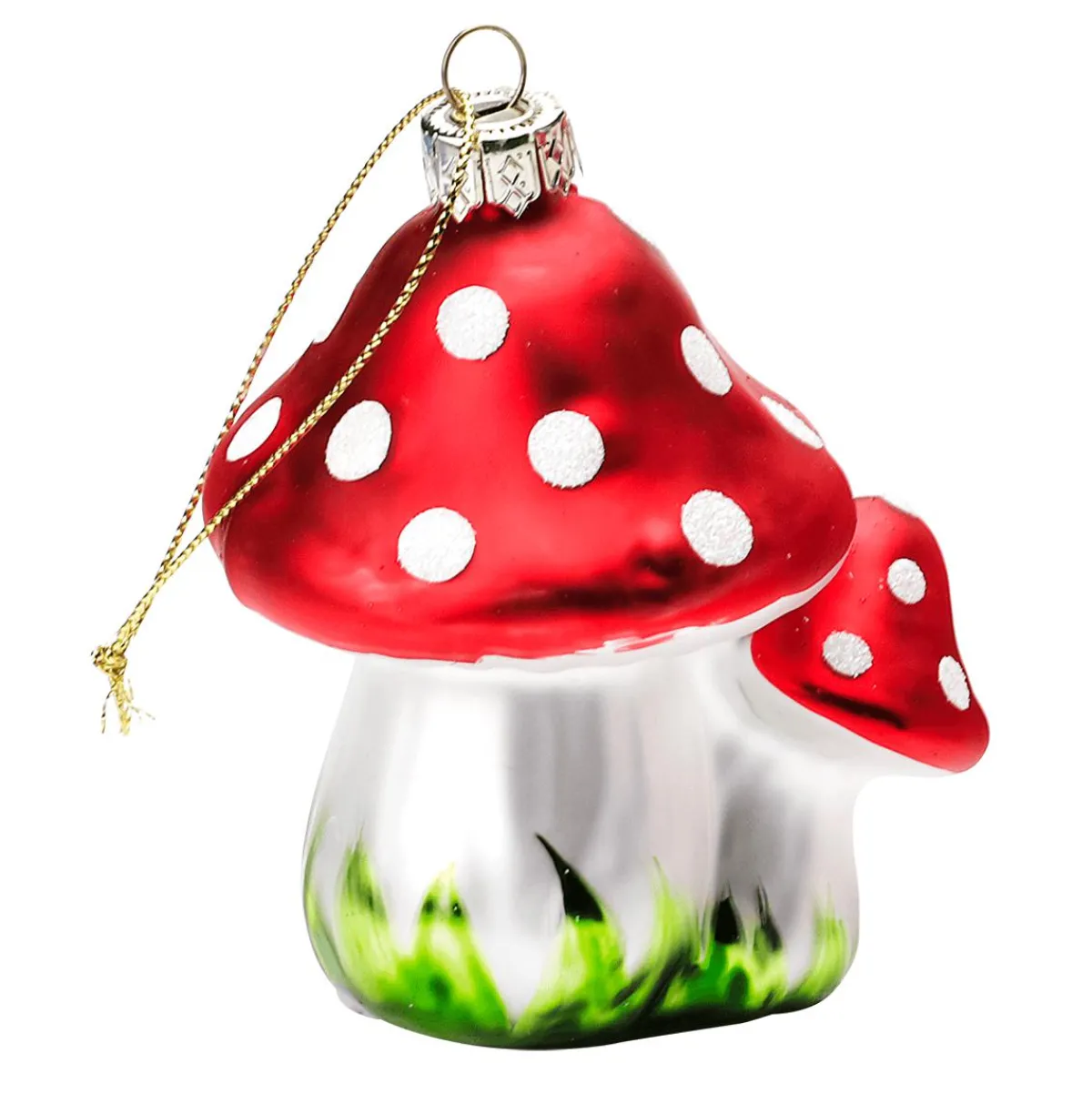Décoration De L'arbre De Noël "Champignon" 9,5 Cm-DecoWoerner Outlet