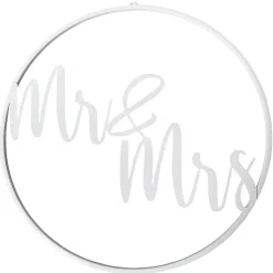 Decoration Ring Mr&Mrs Ø 50 Cm-DecoWoerner Online
