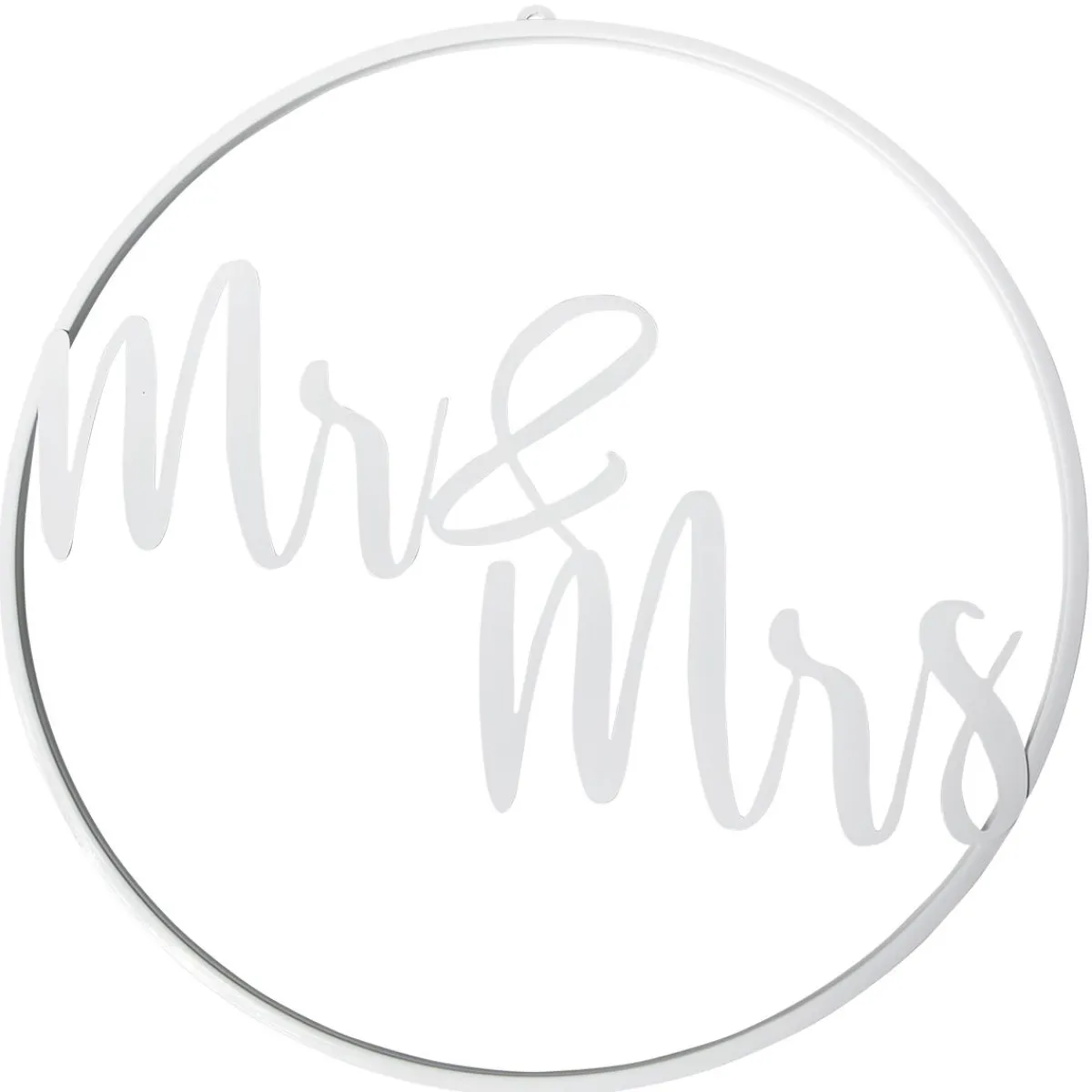 Decoration Ring Mr&Mrs Ø 50 Cm-DecoWoerner Online