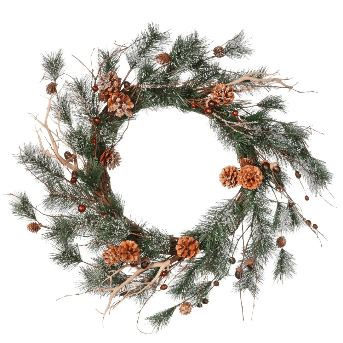 Deko Pin Couronne Mixte 30 X 60 Cm-DecoWoerner Discount