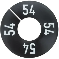 Disque De Taille Noir Avec Taille De Confection 54-DecoWoerner