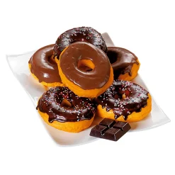 Donut Avec Glaçage Chocolat Aliment Factice-DecoWoerner Outlet