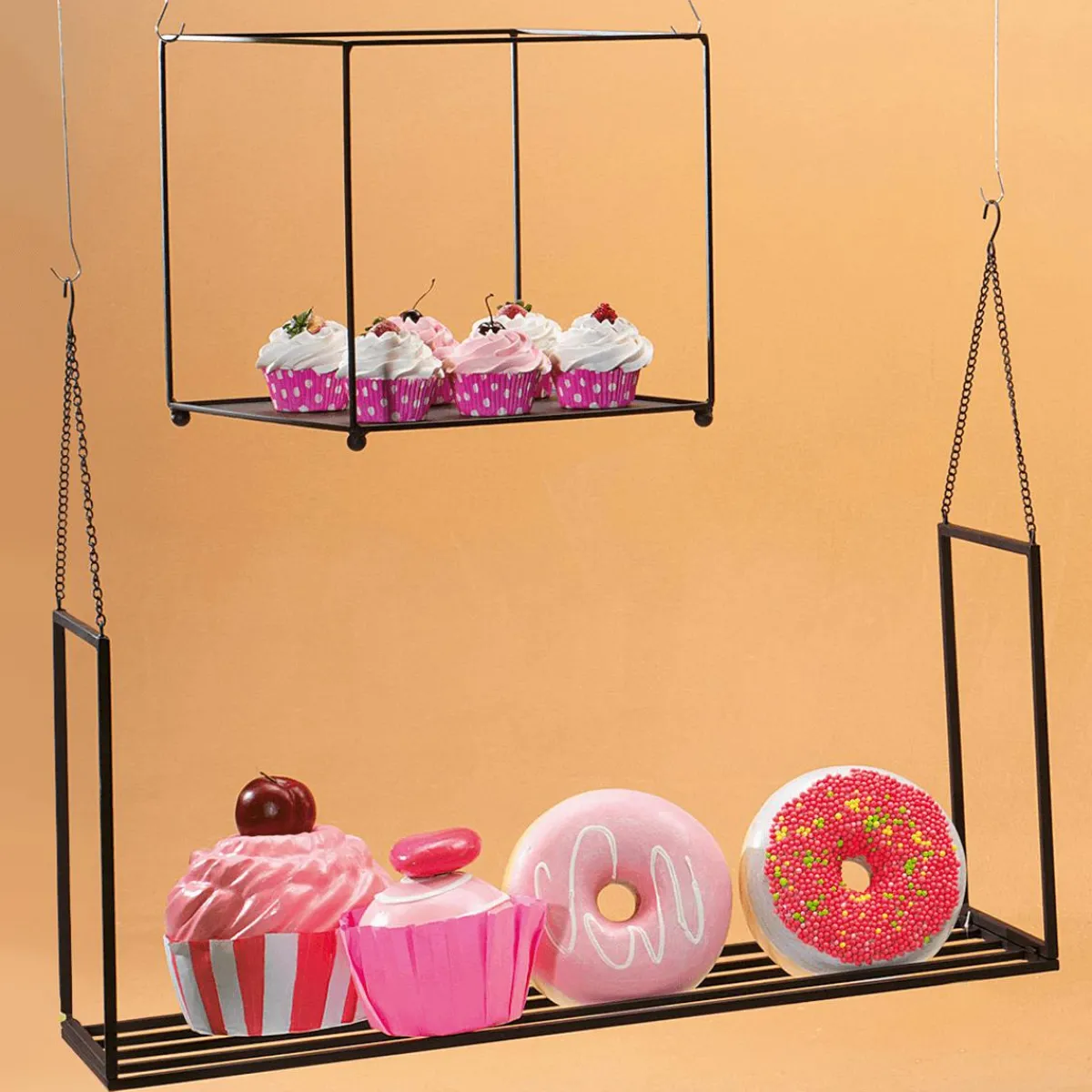 Donut Décoratif Avec Perles En Sucre 20 Cm Ø Multicolore-DecoWoerner Best