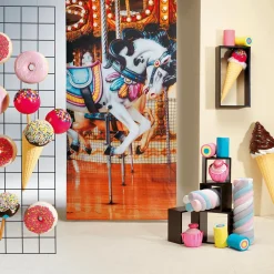 Donut Décoratif Avec Perles En Sucre 20 Cm Ø Multicolore-DecoWoerner Best