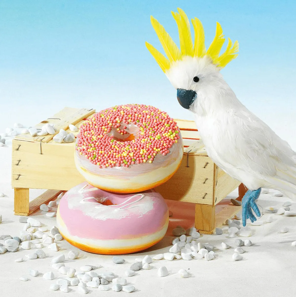 Donut Décoratif Avec Perles En Sucre 20 Cm Ø Multicolore-DecoWoerner Best