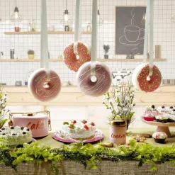 Donut Décoratif Avec Perles En Sucre 20 Cm Ø Multicolore-DecoWoerner Best