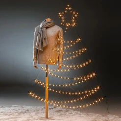 Eclairage Cadre LED Métal Sapin 200 X 117 X 150 Cm-DecoWoerner