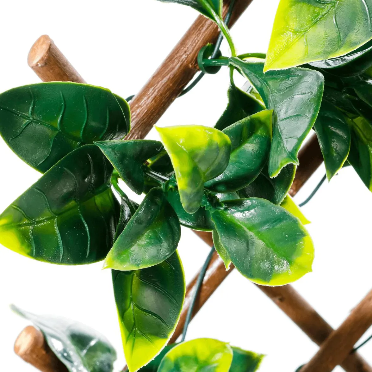Elément De Clôture Pare-vue Avec Feuilles es Artificielles, Extensible Jusqu'à 200 Cm-DecoWoerner Outlet