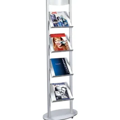Etagère à Prospectus "Design Alu", 4 X A4-DecoWoerner Sale