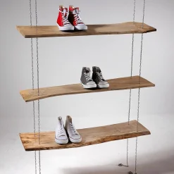 Etagère Suspendue Avec Chaîne 3 Pcs., 100 Cm De Large-DecoWoerner Clearance