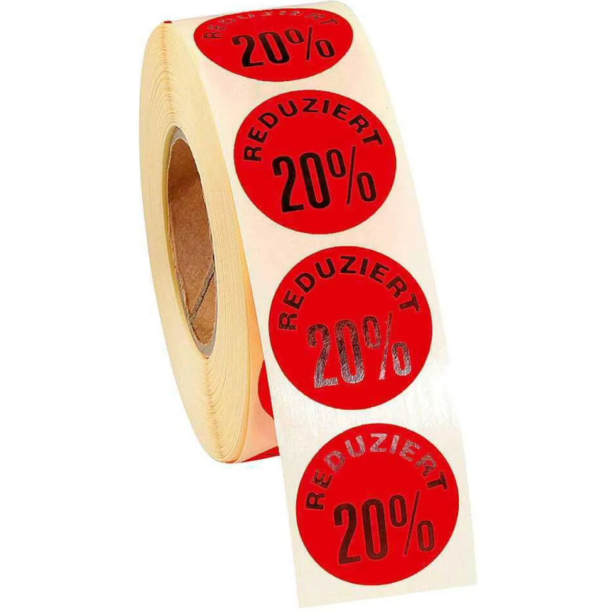 Etiquettes Promotionnelles 20%, 1000 Pces-DecoWoerner Online