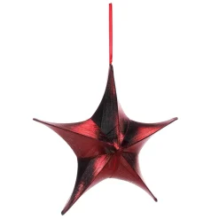 Etoile Décorative En Tissu Plié, Métallique, Avec Fermeture éclair-DecoWoerner Outlet
