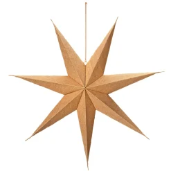 Etoile Pliante Recouverte De Jute 75 Cm Brun-DecoWoerner Clearance