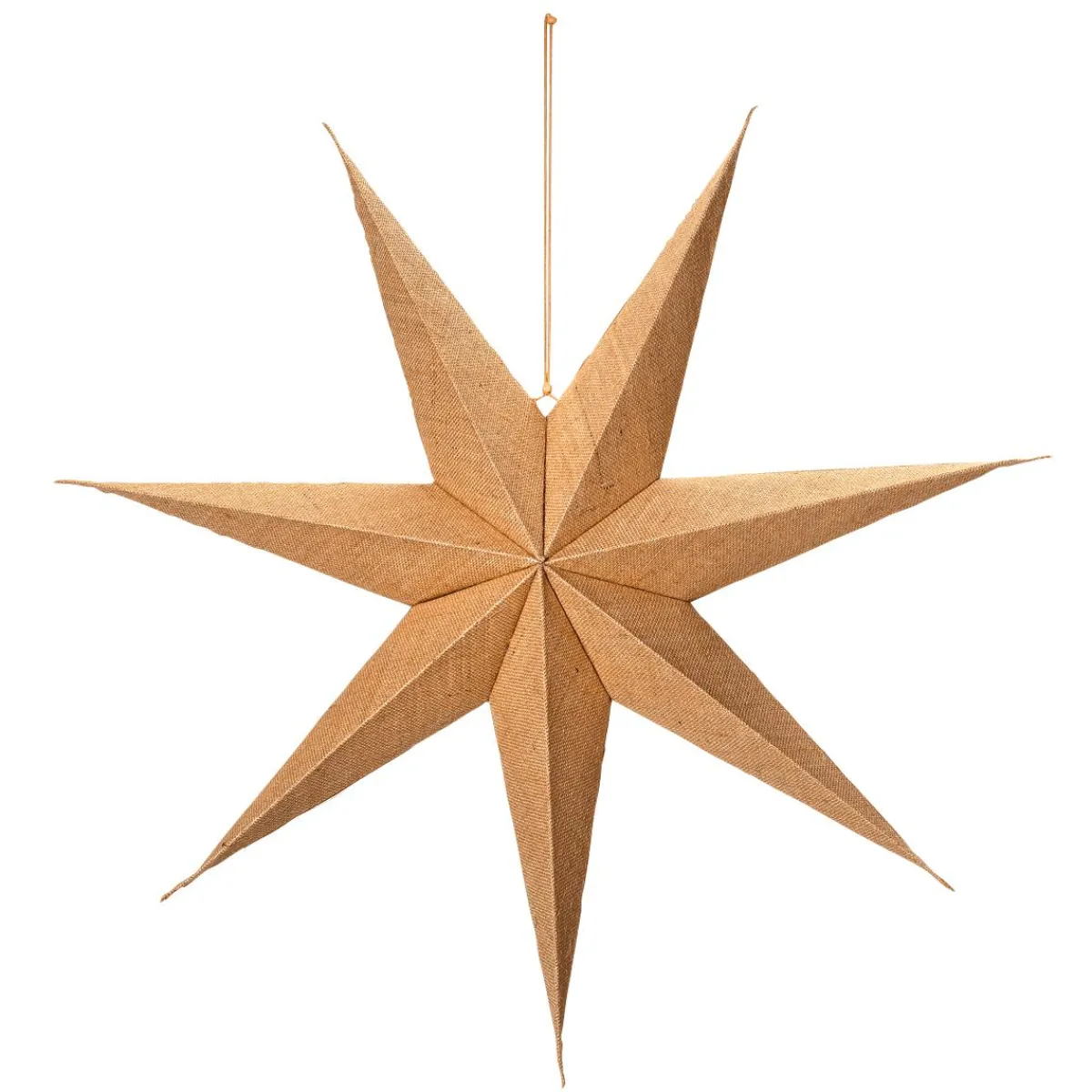 Etoile Pliante Recouverte De Jute 75 Cm Brun-DecoWoerner Clearance