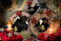 Etoiles à Paillettes Dées, 12 Pces-DecoWoerner New