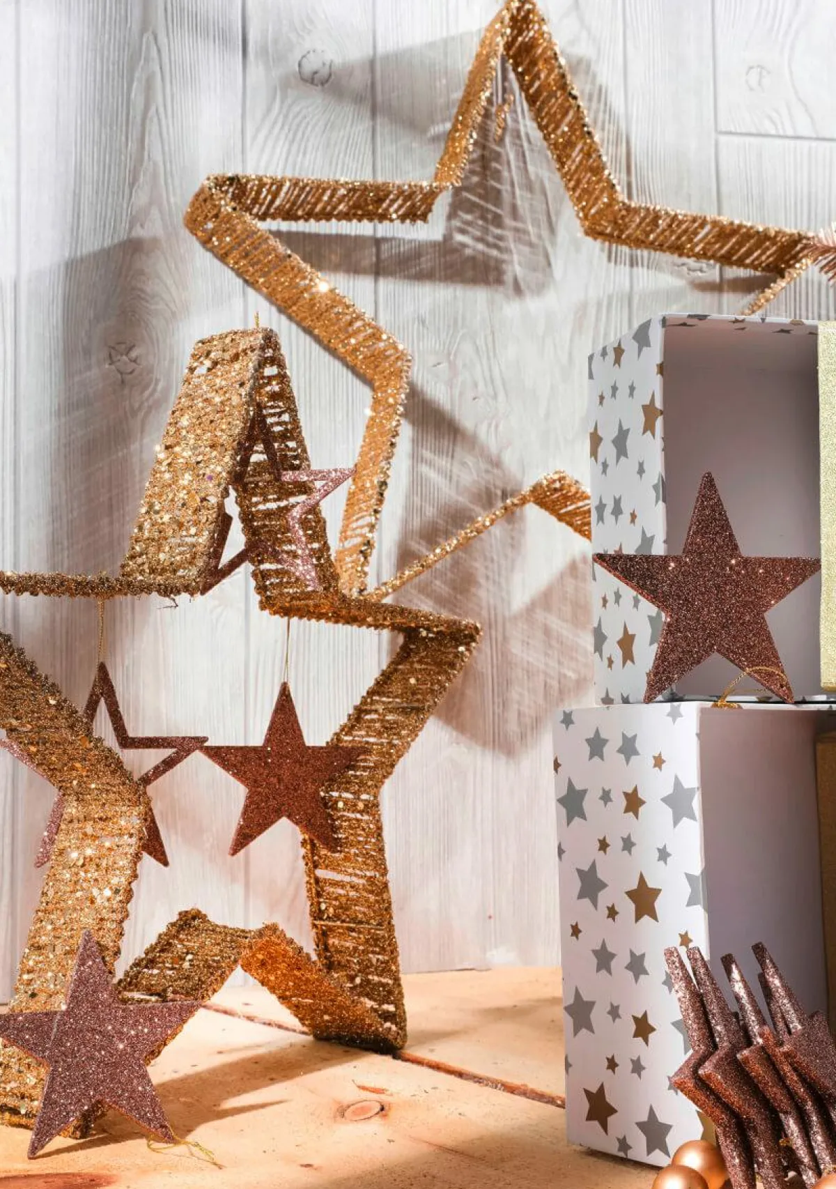 Etoiles Déco 2 Pces Ø 40-50 Cm-DecoWoerner