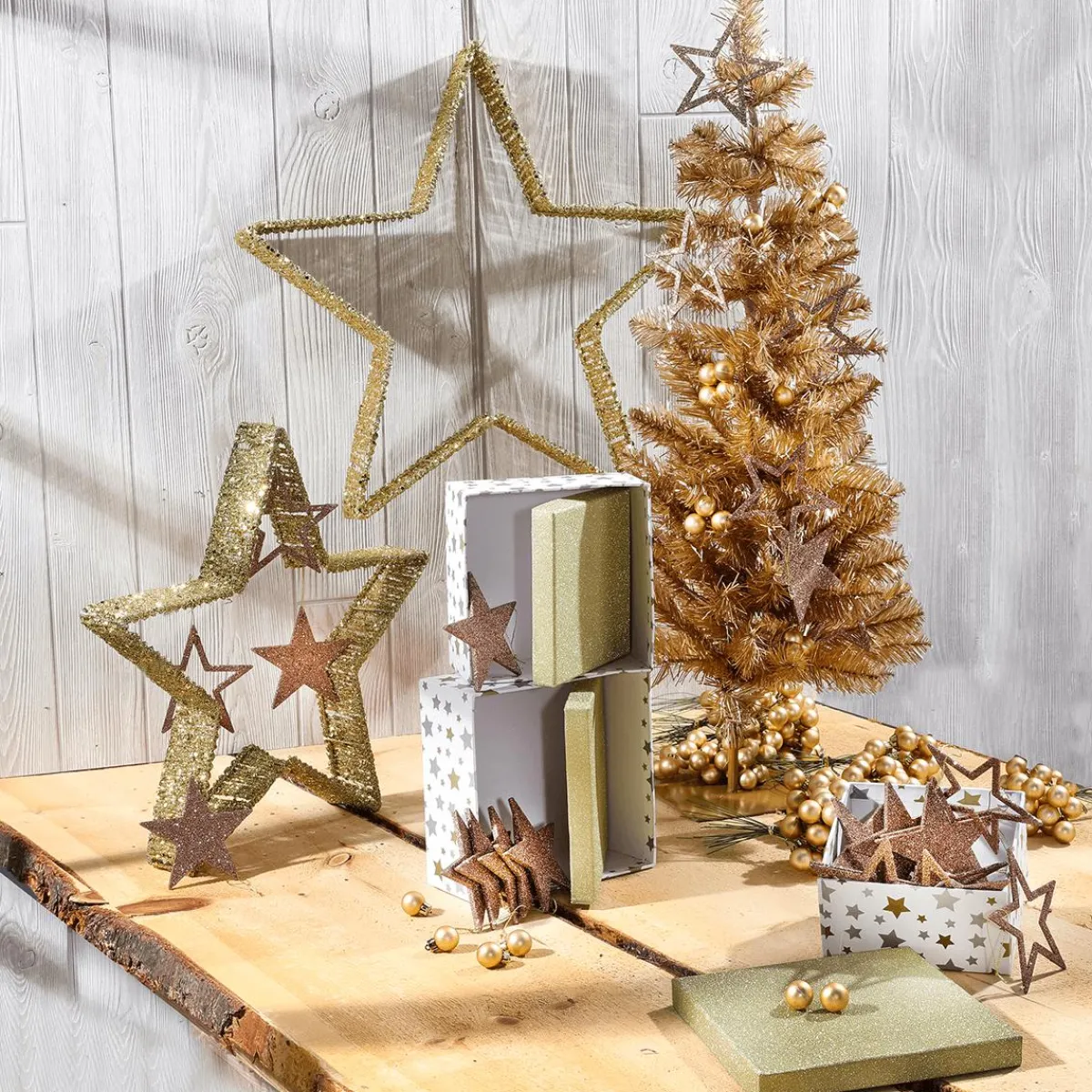 Etoiles Déco 2 Pces Ø 40-50 Cm-DecoWoerner
