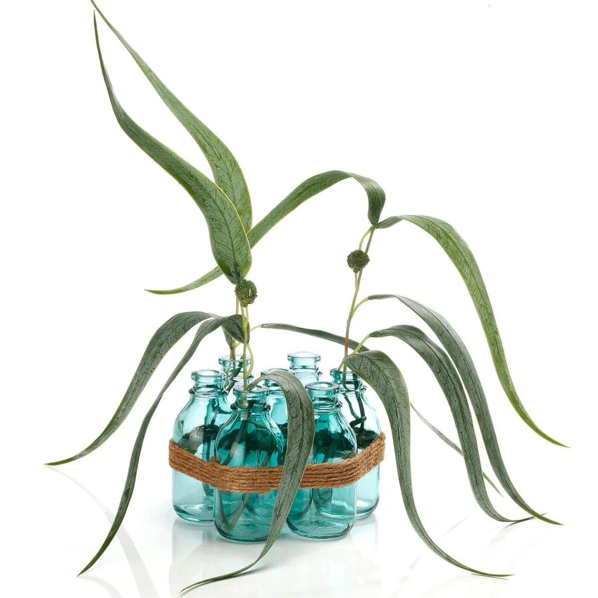 Eucalyptus Artificiel Bouquet De 3, , Hauteur 60 Cm-DecoWoerner Best
