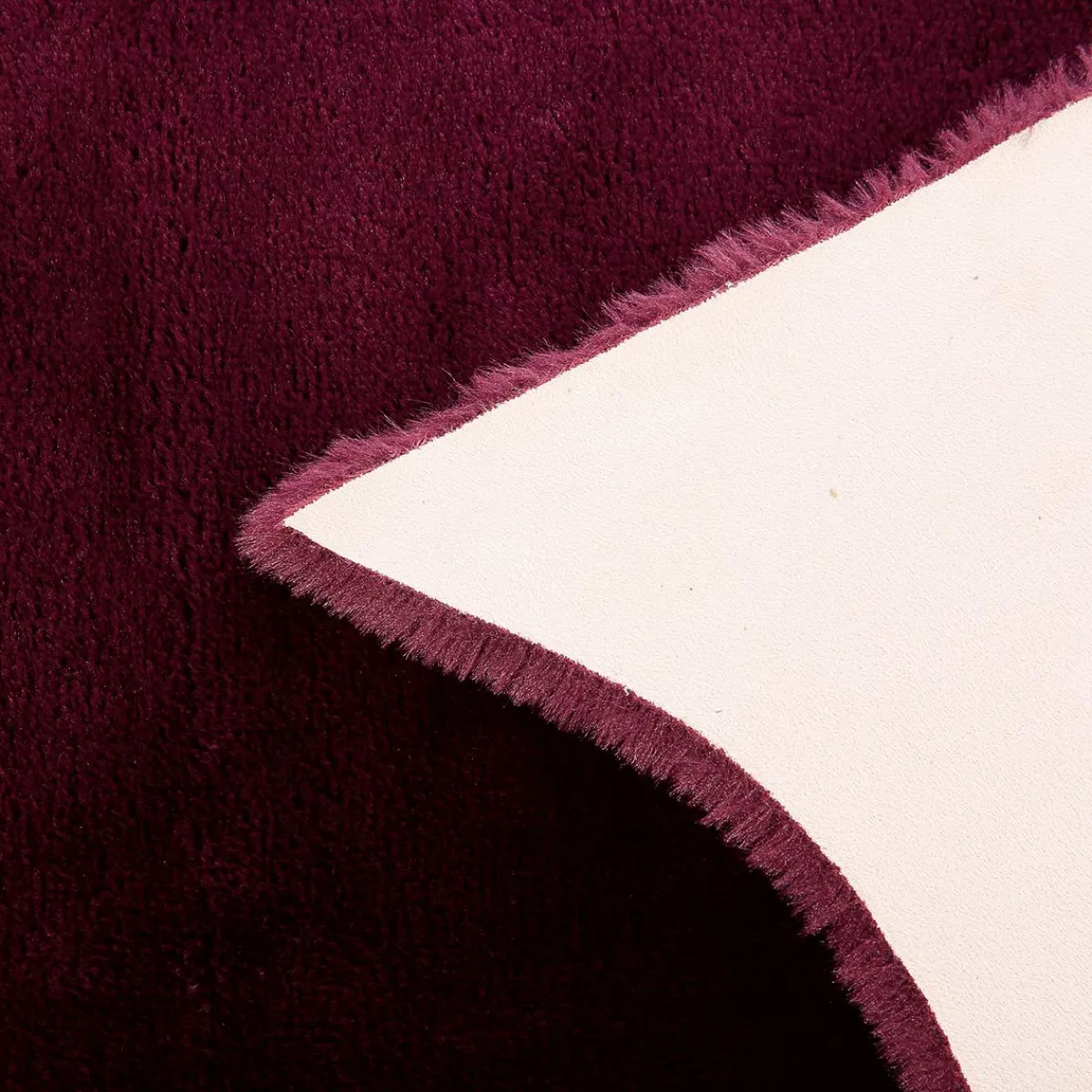 Fausse Fourrure 60 X 40 Cm Aubergines-DecoWoerner Best