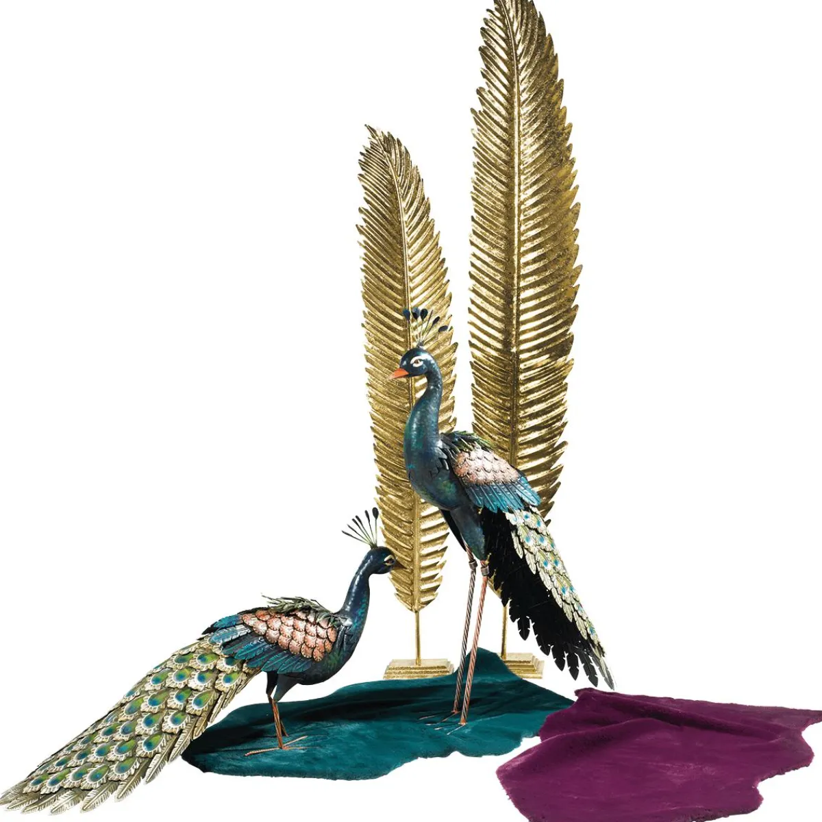 Fausse Fourrure 60 X 40 Cm Aubergines-DecoWoerner Best