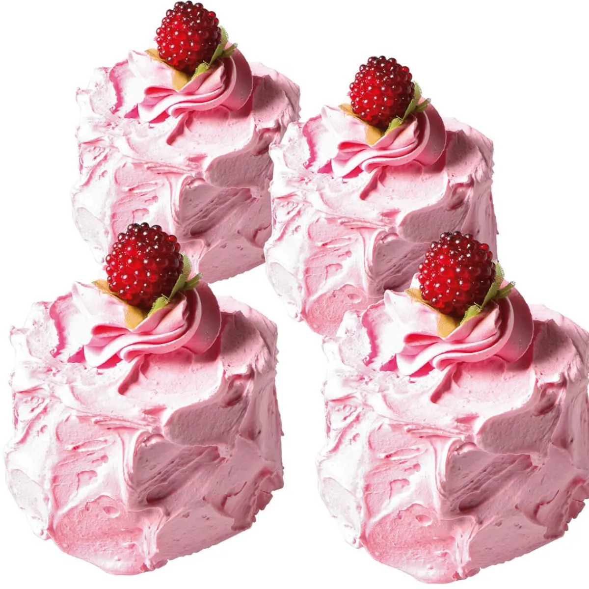 Fausses Tartelettes Aux Framboises, Paquet De 4 Pièces-DecoWoerner Online