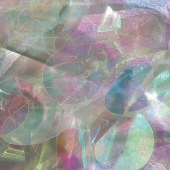 Feuille Aspect Perforé Irisée Larg. 90 Cm-DecoWoerner Hot