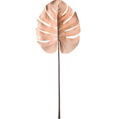 Feuille De Monstera Artificielle 90 Cm Crème-DecoWoerner