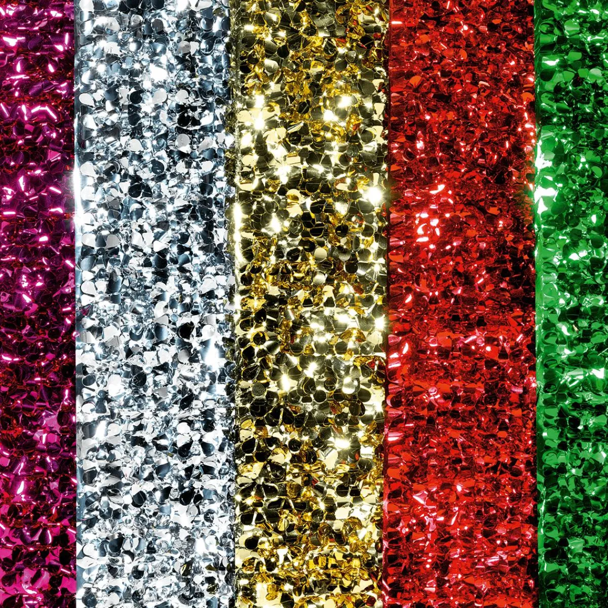 Feuille D'optique Découpée Métallisée 90 Cm De Large,-DecoWoerner Clearance