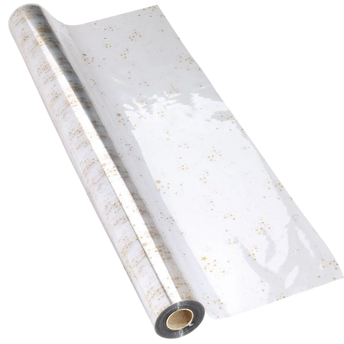 Feuille Synth. Cadeau Motif De Noël 70 Cm, 100 M-DecoWoerner Hot