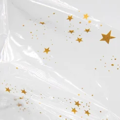 Feuille Synth. Cadeau Motif De Noël 70 Cm, 100 M-DecoWoerner Hot