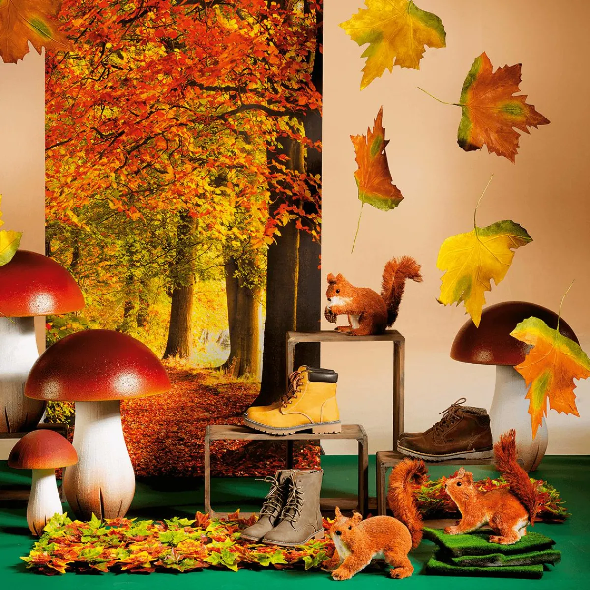 Feuilles D'automne Déco 50 Cm, 4 Pces-DecoWoerner Best