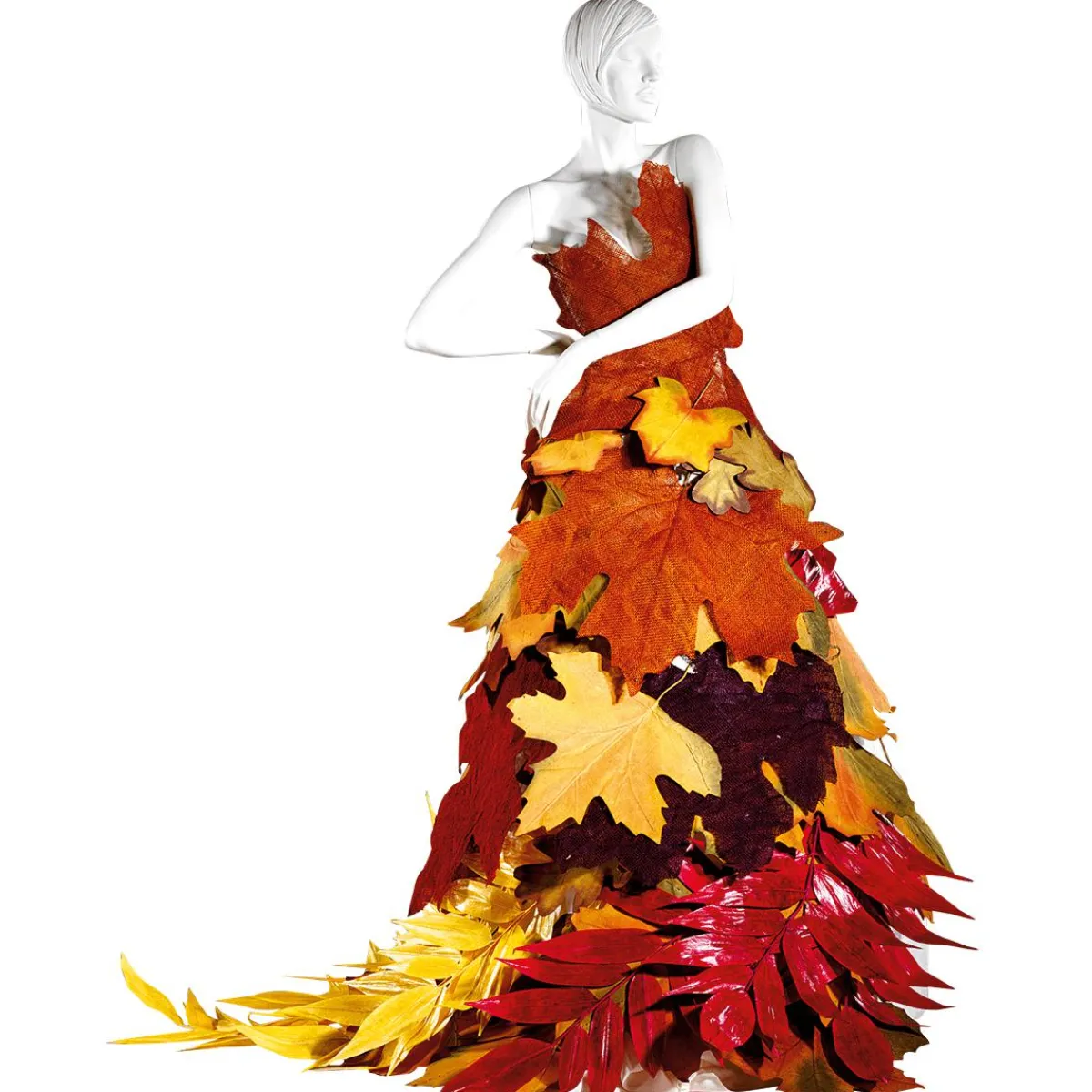 Feuilles D'automne Déco 50 Cm, 4 Pces-DecoWoerner Best