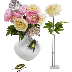 Feuilles De Monstera Artificielle Rosé 70 Cm 3 Pces-DecoWoerner Discount