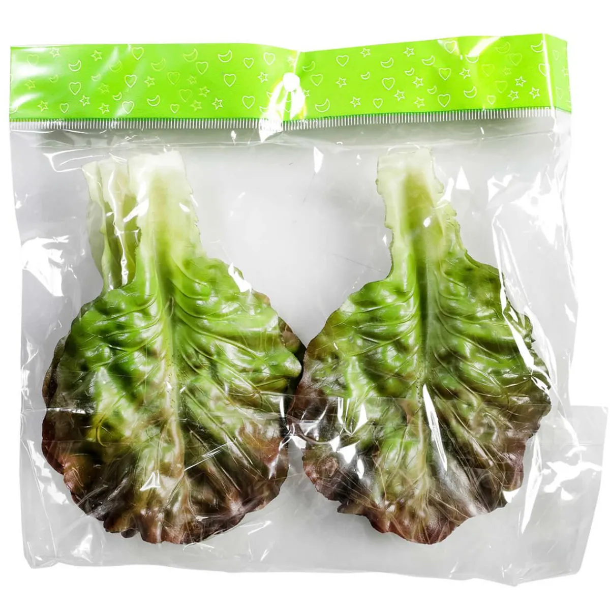 Feuilles De Salade Rouge - Vert Factices, 5 Pièces-DecoWoerner Sale