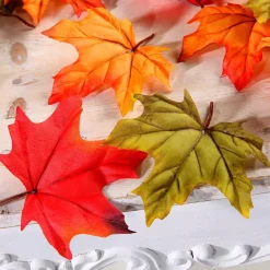 Feuilles D’érable Artificielles s/vertes, 30 Pces-DecoWoerner New