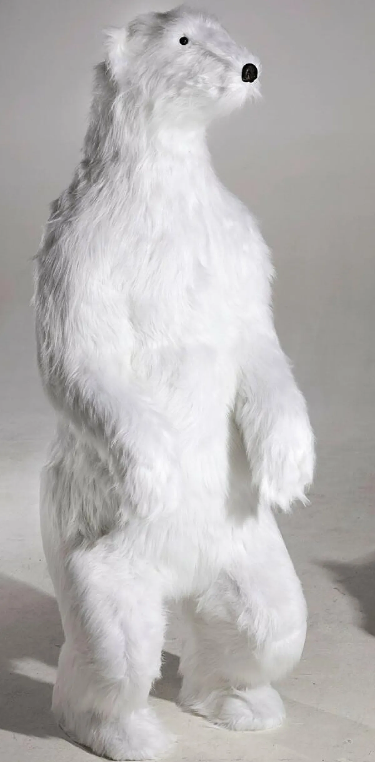 Figure Animale Grandeur Nature D'un Ours Polaire, Haut. 190 Cm-DecoWoerner New