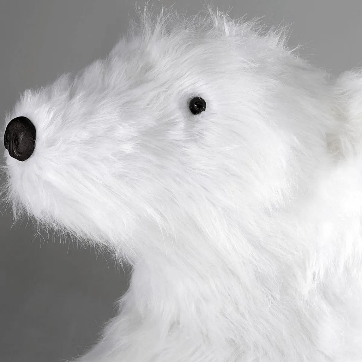 Figure Animale Grandeur Nature D'un Ours Polaire, Haut. 190 Cm-DecoWoerner New