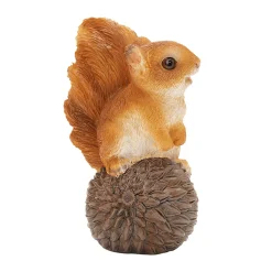 Figurine Décorative écureuil Avec Gland 13 X 9 X 6 Cm (H X L X P)-DecoWoerner Sale