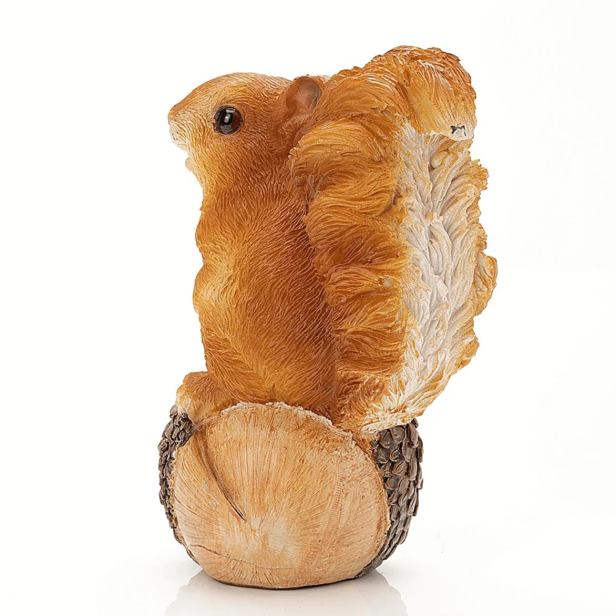 Figurine Décorative écureuil Avec Gland 13 X 9 X 6 Cm (H X L X P)-DecoWoerner Sale