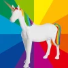 Figurine Licorne Arc-en-ciel Couleur Au Choix-DecoWoerner Outlet